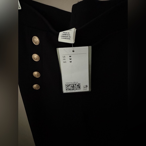 H&M Gold Button Sailor Pants - Picture 2 of 3